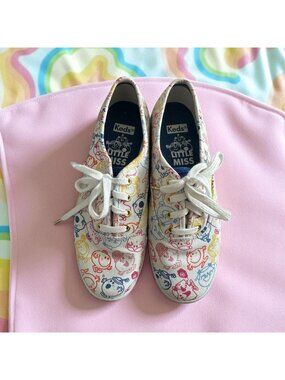 KEDS X Little Miss Multicolor Print Lace Up Sneakers Size 5.5